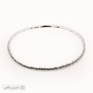 پابند زنانه نگین‌دار کشی مدل تنیسی