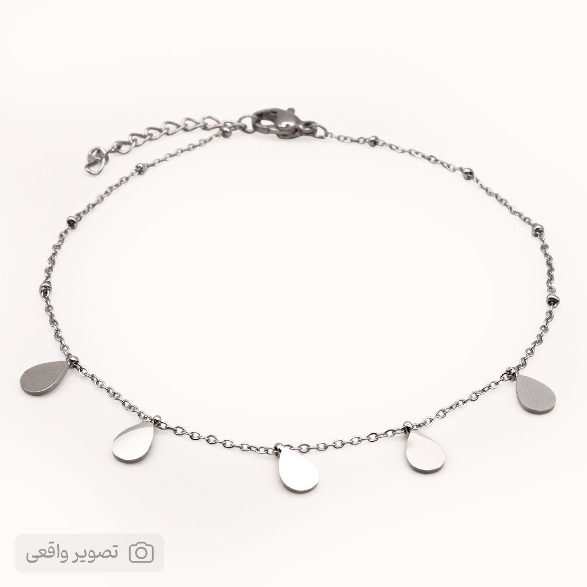 پابند زنانه ظریف مدل اشکی