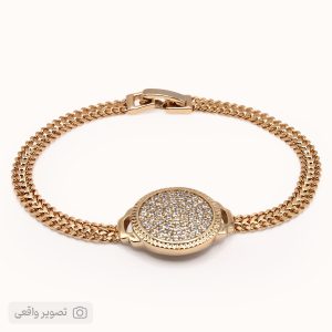 دستبند زنجیری ژوپینگ نگین‌دار مدل کارتیه