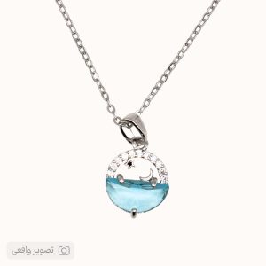 گردنبند دخترانه مدل دریا، ماه و ستاره