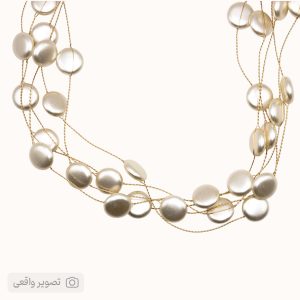 گردنبند مروارید دخترانه مدل دایره‌ای