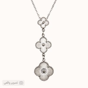 گردنبند دخترانه مدل سه گل ونکلیف