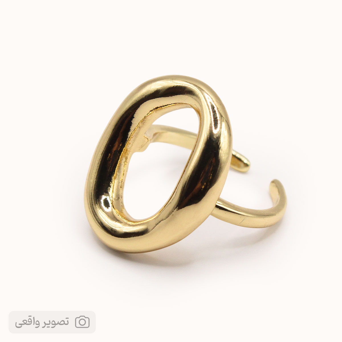 انگشتر مینیمال زنانه مدل تاج حلقه‌ای