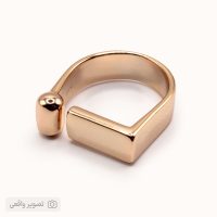 انگشتر ژوپینگ زنانه مدل مستطیل دو گوش