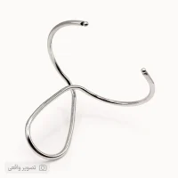 دستبند بنگل زنانه مینیمال طرح پیچشی | فروشگاه اینترنتی زابزبا
