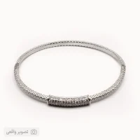 دستبند النگویی دخترانه شاینی نگین‌کوب | فروشگاه اینترنتی زابزبا