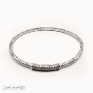 دستبند النگویی دخترانه شاینی نگین‌کوب | فروشگاه اینترنتی زابزبا