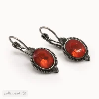 گوشواره زنانه نگین‌دار مدل وینتیج | فروشگاه اینترنتی زابزبا