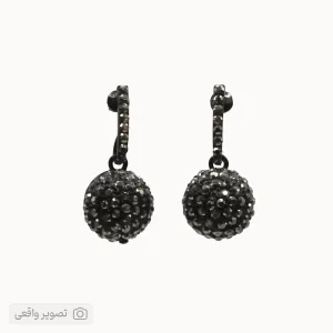 گوشواره دخترانه توپی نگین‌دار | فروشگاه اینترنتی زابزبا