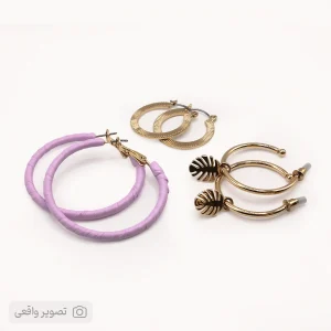 پک گوشواره حلقه‌ای زنانه مدل بوهمی | فروشگاه اینترنتی زابزبا