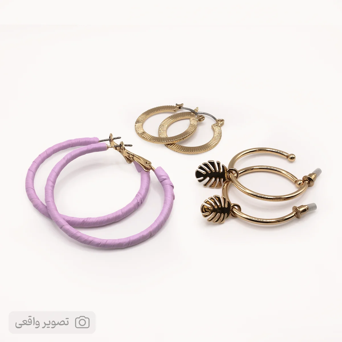 پک گوشواره حلقه‌ای زنانه مدل بوهمی | فروشگاه اینترنتی زابزبا
