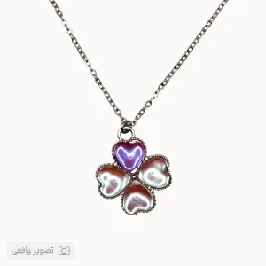 گردنبند گل چهار پر دخترانه | فروشگاه اینترنتی زابزبا
