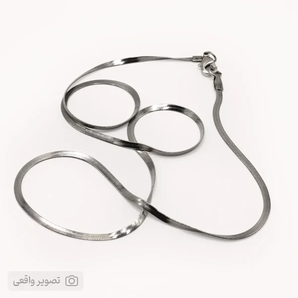 گردنبند ماری زنانه مدل هرینگبون 2 میل | فروشگاه اینترنتی زابزبا