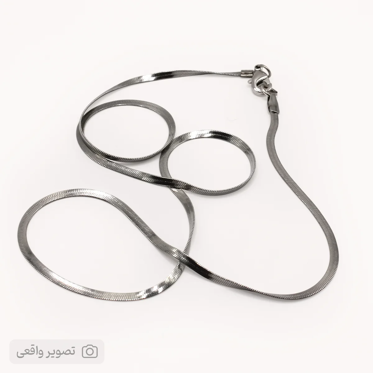 گردنبند ماری زنانه مدل هرینگبون 2 میل | فروشگاه اینترنتی زابزبا
