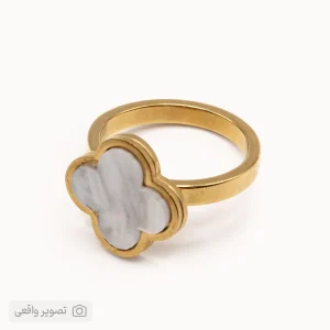 انگشتر ونکلیف زنانه سفید